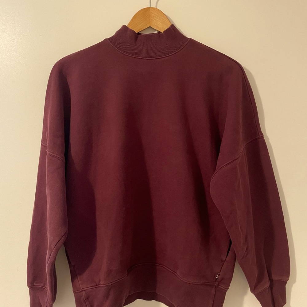 TNA burgundy crew